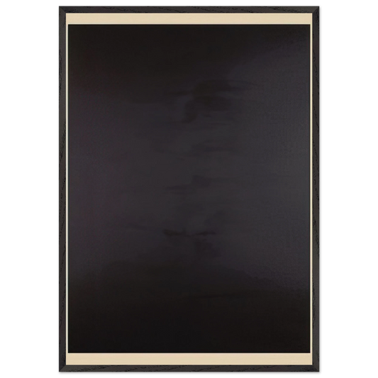 Series Painting 5 - 1966 - Ronnie Landfield 70x100 cm / 28x40 inches Framed Art Print – Black Wooden Frame