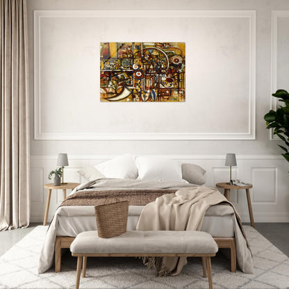 Opaque Harmony - Richard Pousette-Dart Acrylic Print - 70x100 cm / 28x40″ inches