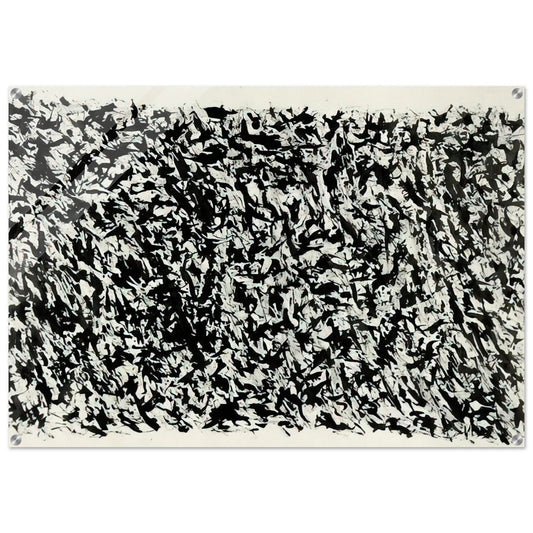 Composition - Tachisme - Henri Michaux Acrylic Print - 70x100 cm / 28x40″ inches