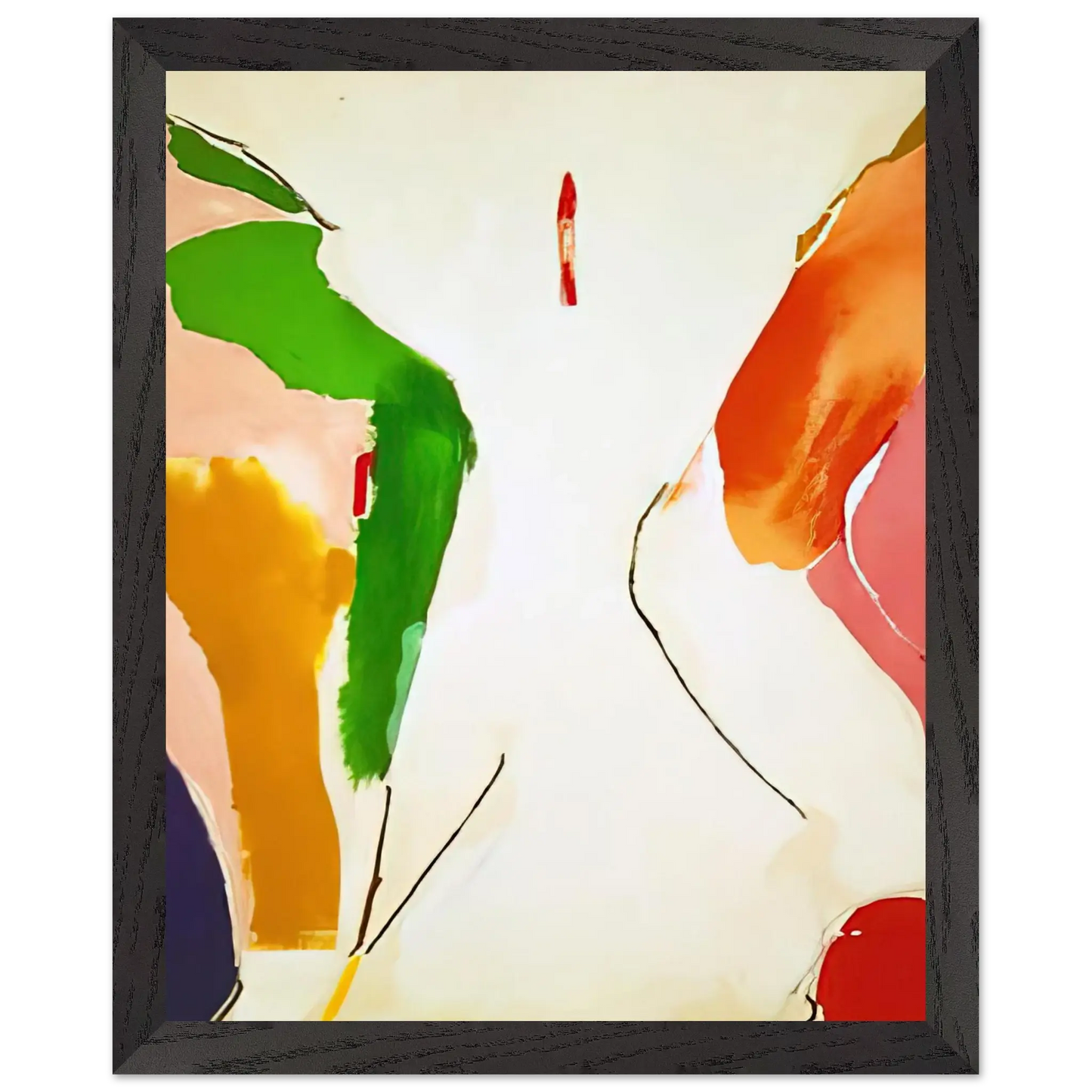 Helen Frankenthaler - Living Edge - 1973 Wall art - 45x60 cm / 18x24 Inches - Fine Art Poster - -