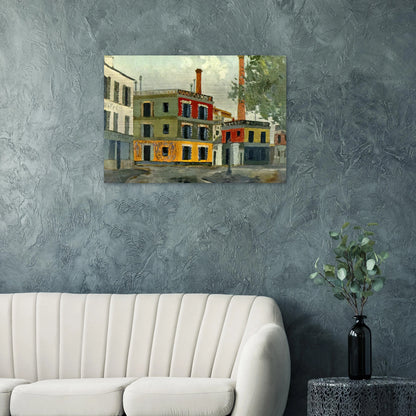 FACTORY - Maurice Utrillo Brushed Aluminum Print - 70x100 cm / 28x40 inches | Maurice Utrillo Aluminum Print | Maurice Utrillo Prints
