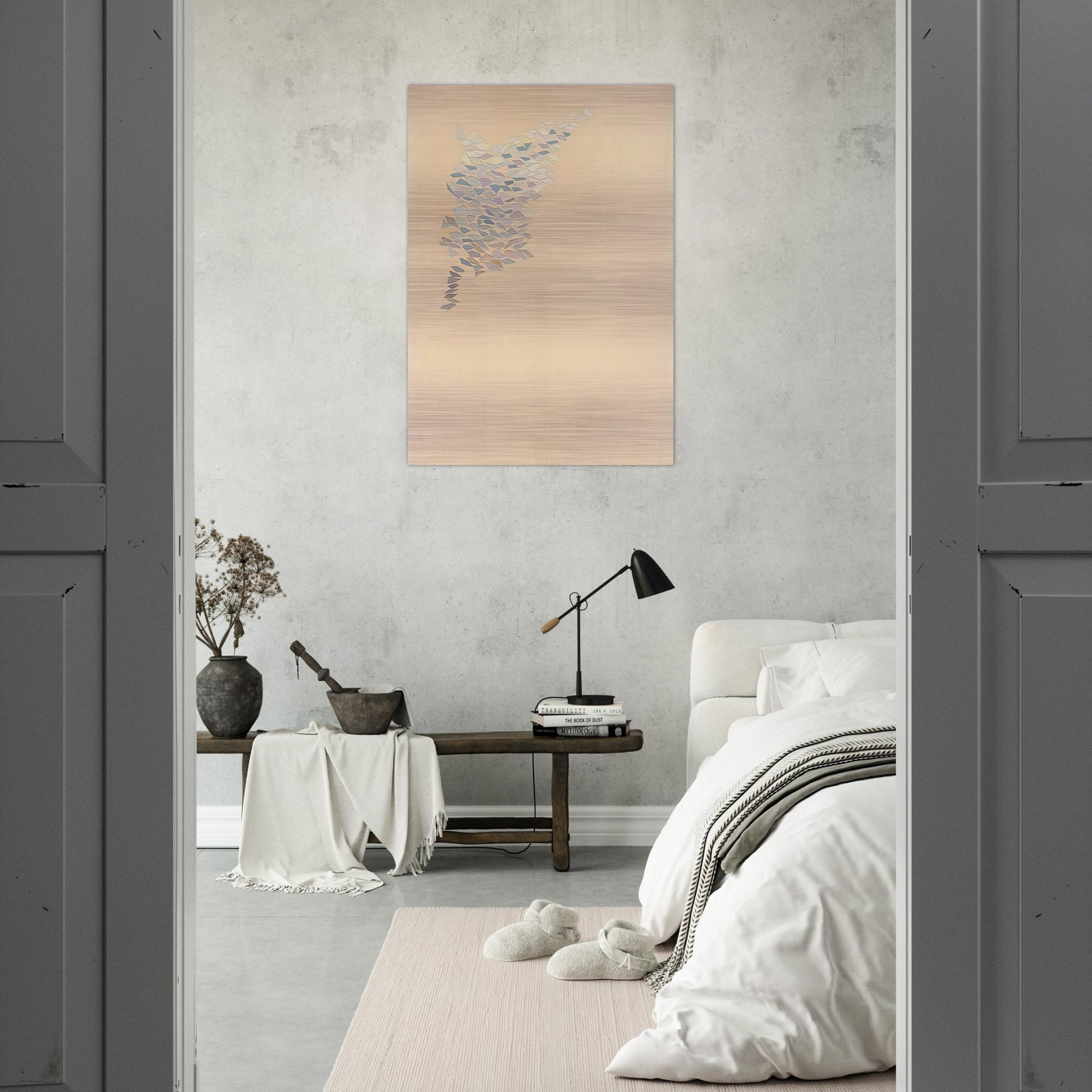 Development TK Como - 1970 - Robert Goodnough Brushed Aluminum Print - 70x100 cm / 28x40 inches | Robert Goodnough Aluminum Print | Robert Goodnough Prints