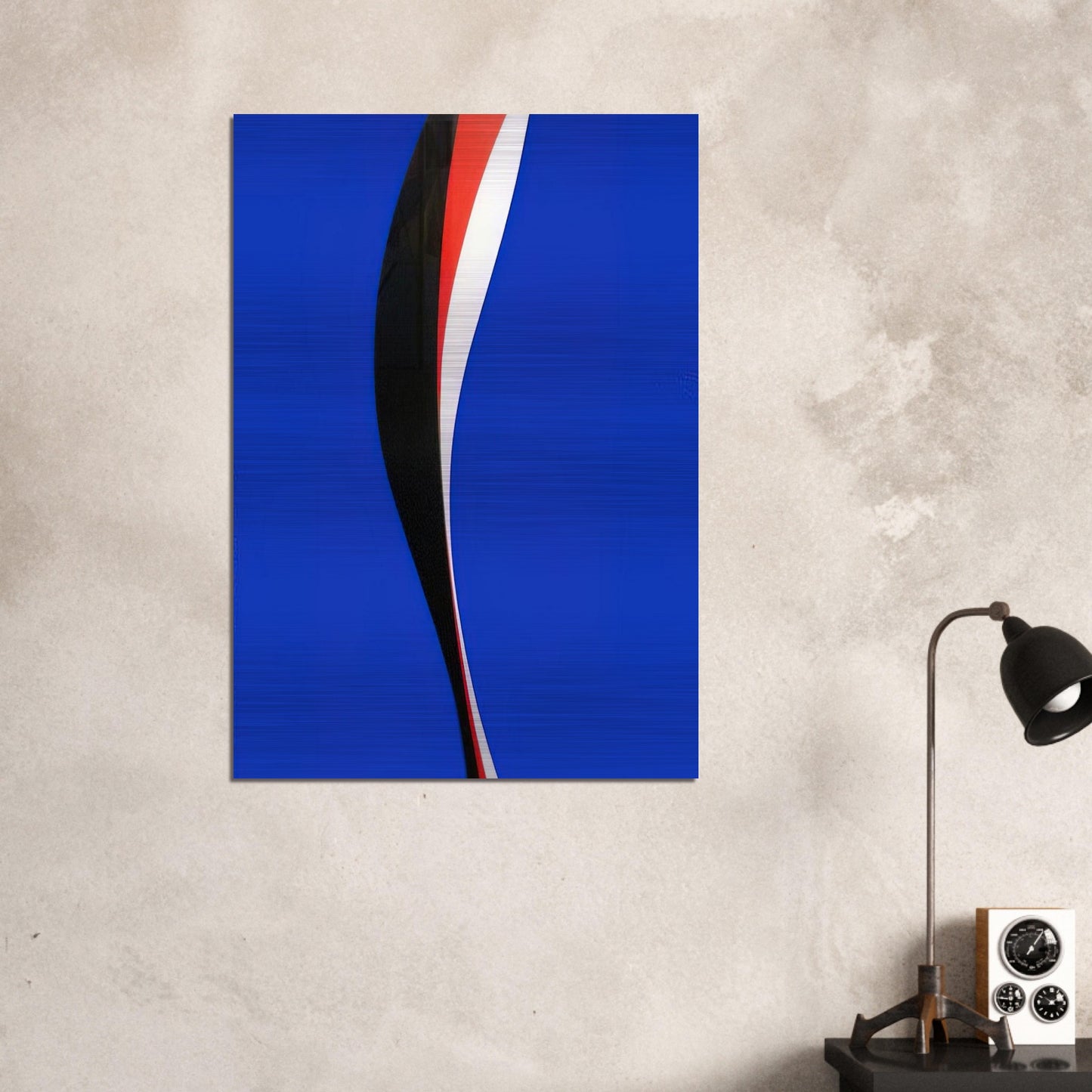 Untitled - Hard Edge Painting - Lorser Feitelson Brushed Aluminum Print - 70x100 cm / 28x40 inches | Lorser Feitelson Aluminum Print | Lorser Feitelson Prints