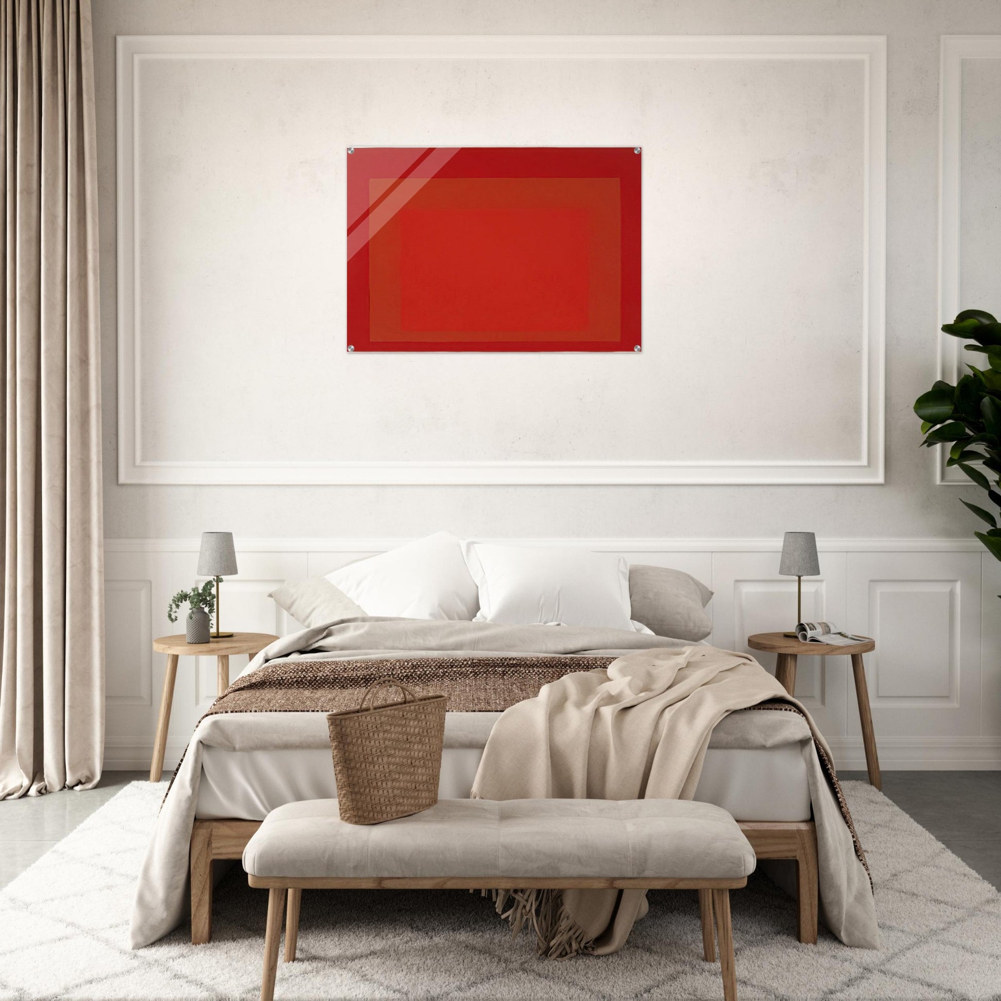 STUDY FOR HOMAGE TO THE SQUARE 1972 - Josef Albers Acrylic Print - 70x100 cm / 28x40″ inches