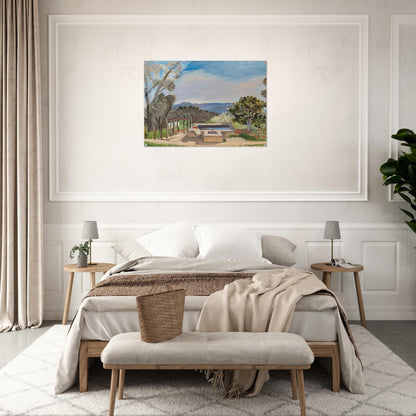 LE VIVIER PAYSAGE DE PROVENCE 1923 - Henri Matisse Acrylic Print - 70x100 cm / 28x40″ inches