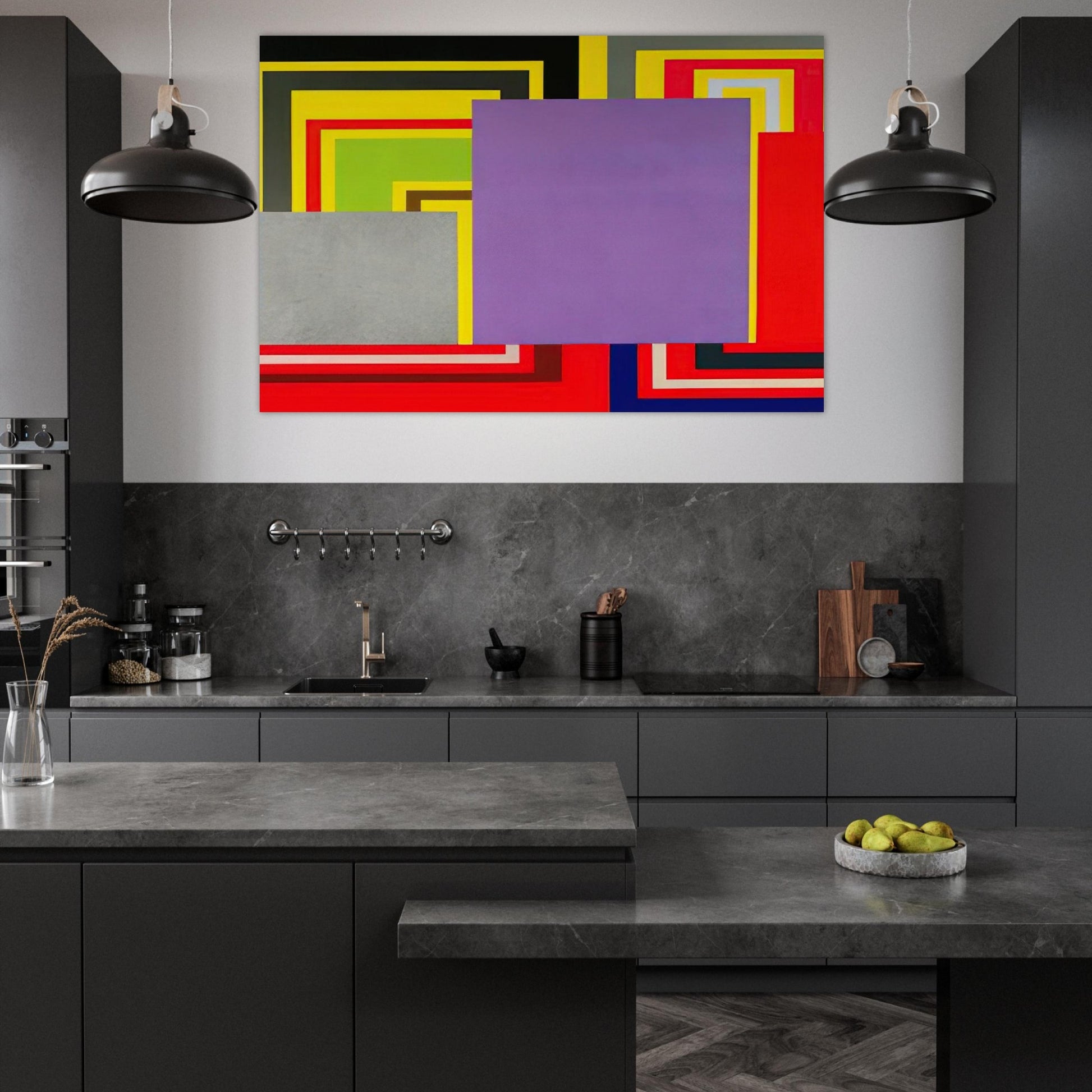 Cartoon Network - 1997 - Peter Halley Art Prints - 100x150 cm / 40x60″ inches | Peter Halley Poster | Peter Halley Prints