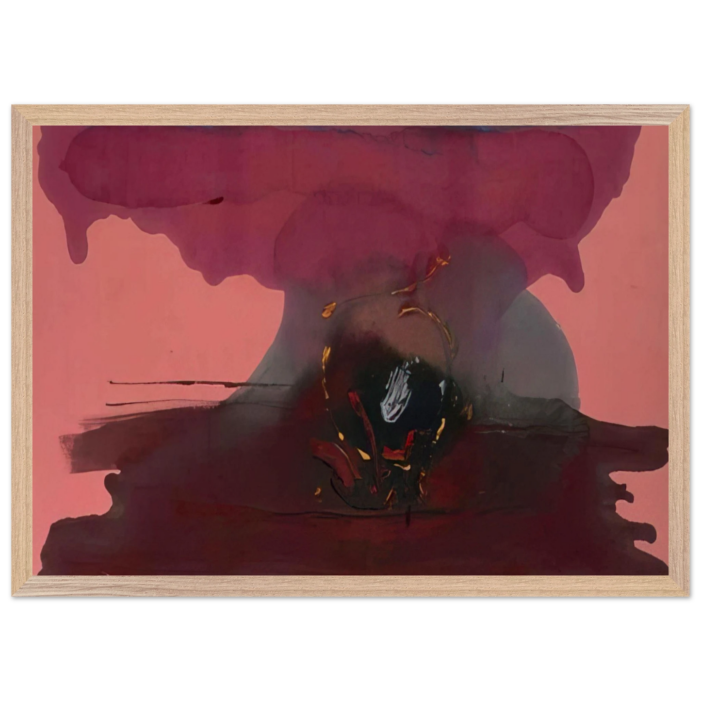 Helen Frankenthaler - Harbinger - 1986 Wall art - 60x90 cm / 24x36 inches - Fine Art Poster-canvas - -