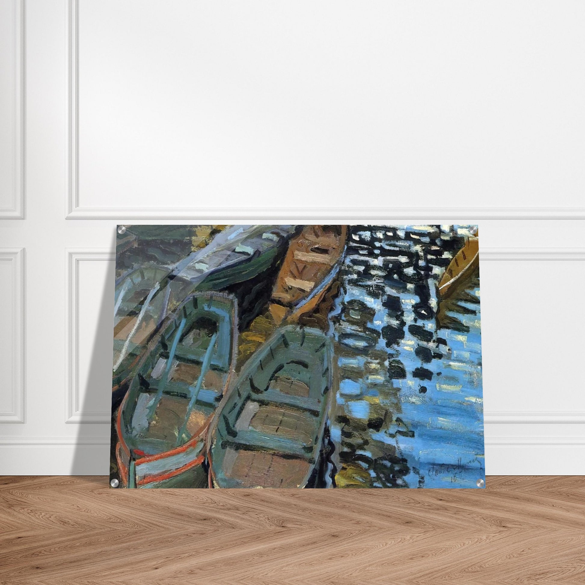 Bathers at La Grenouillere - claude monet Acrylic Print - 70x100 cm / 28x40″ inches