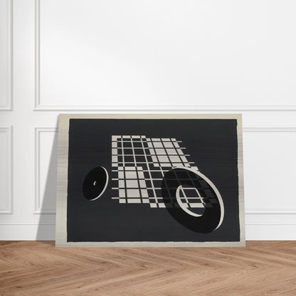 ROLLING AFTER 1928 - Josef Albers Brushed Aluminum Print - 70x100 cm / 28x40 inches | Josef Albers Aluminum Print | Josef Albers Prints