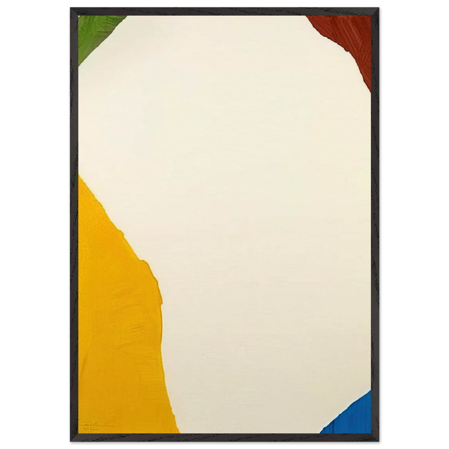 Wind Directions - 1970 - Helen Frankenthaler 70x100 cm / 28x40 inches Framed Art Print – Black Wooden Frame