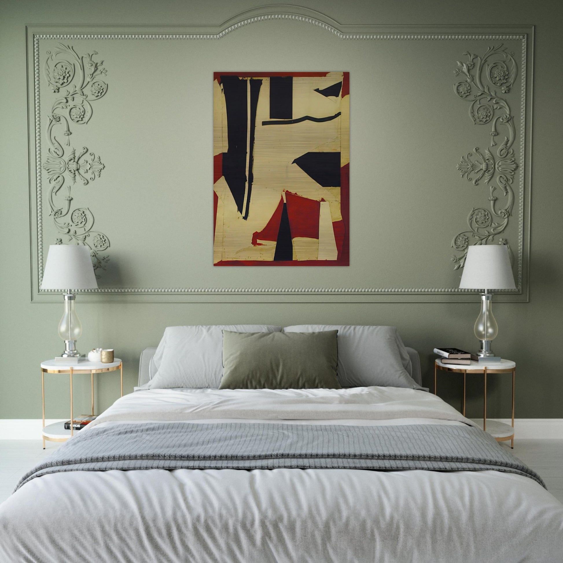 Banner - 1962 - Larry Zox Brushed Aluminum Print - 70x100 cm / 28x40 inches | Larry Zox Aluminum Print | Larry Zox Prints