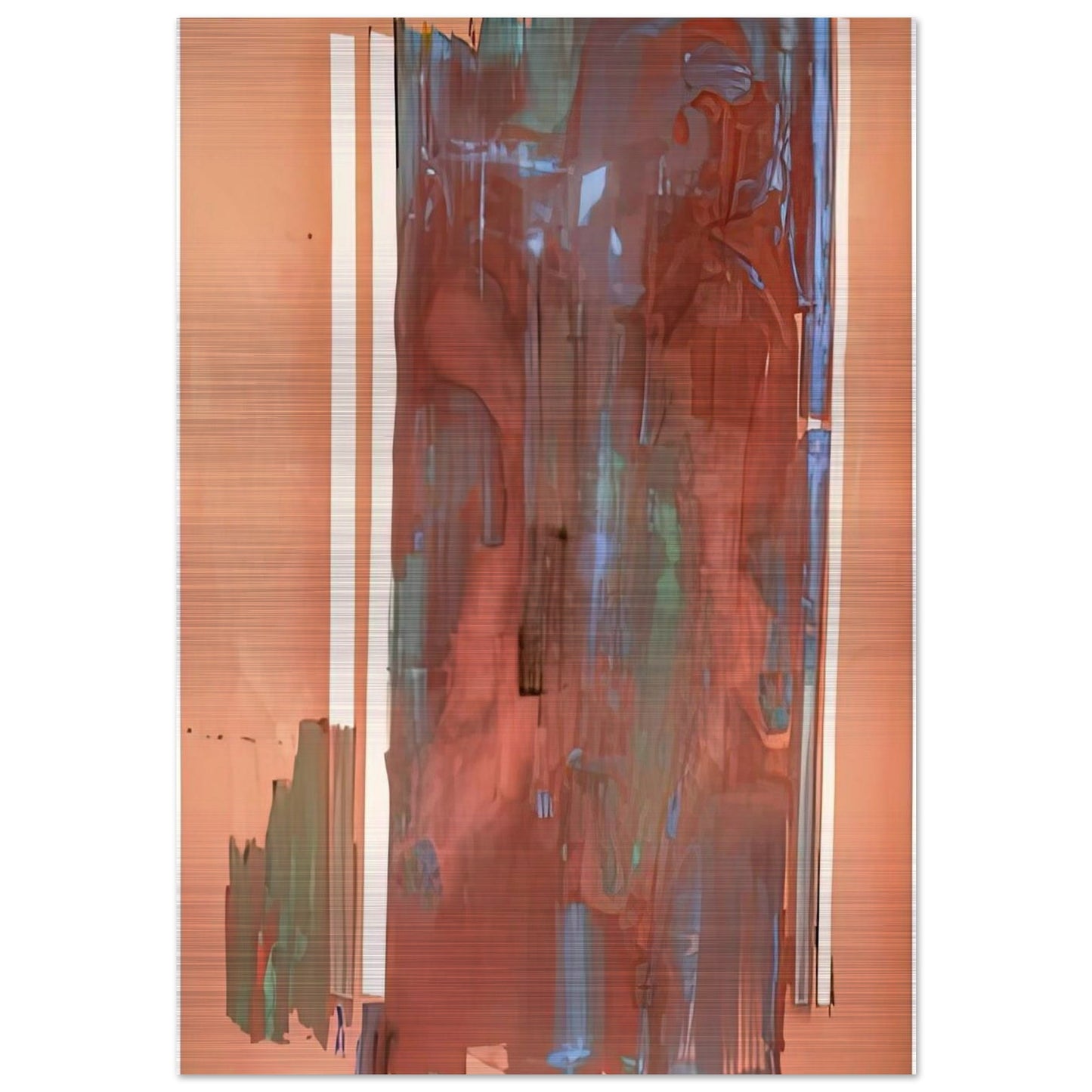 Plexus, 1976- - Helen Frankenthaler Brushed Aluminum Print - 70x100 cm / 28x40 inches | Helen Frankenthaler Aluminum Print | Helen Frankenthaler Prints