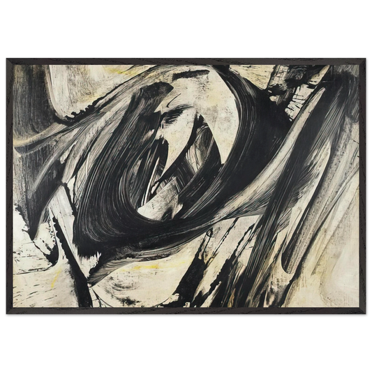 Karant 571957 - Karl Otto Gotz 70x100 cm / 28x40 inches Framed Art Print – Black Wooden Frame