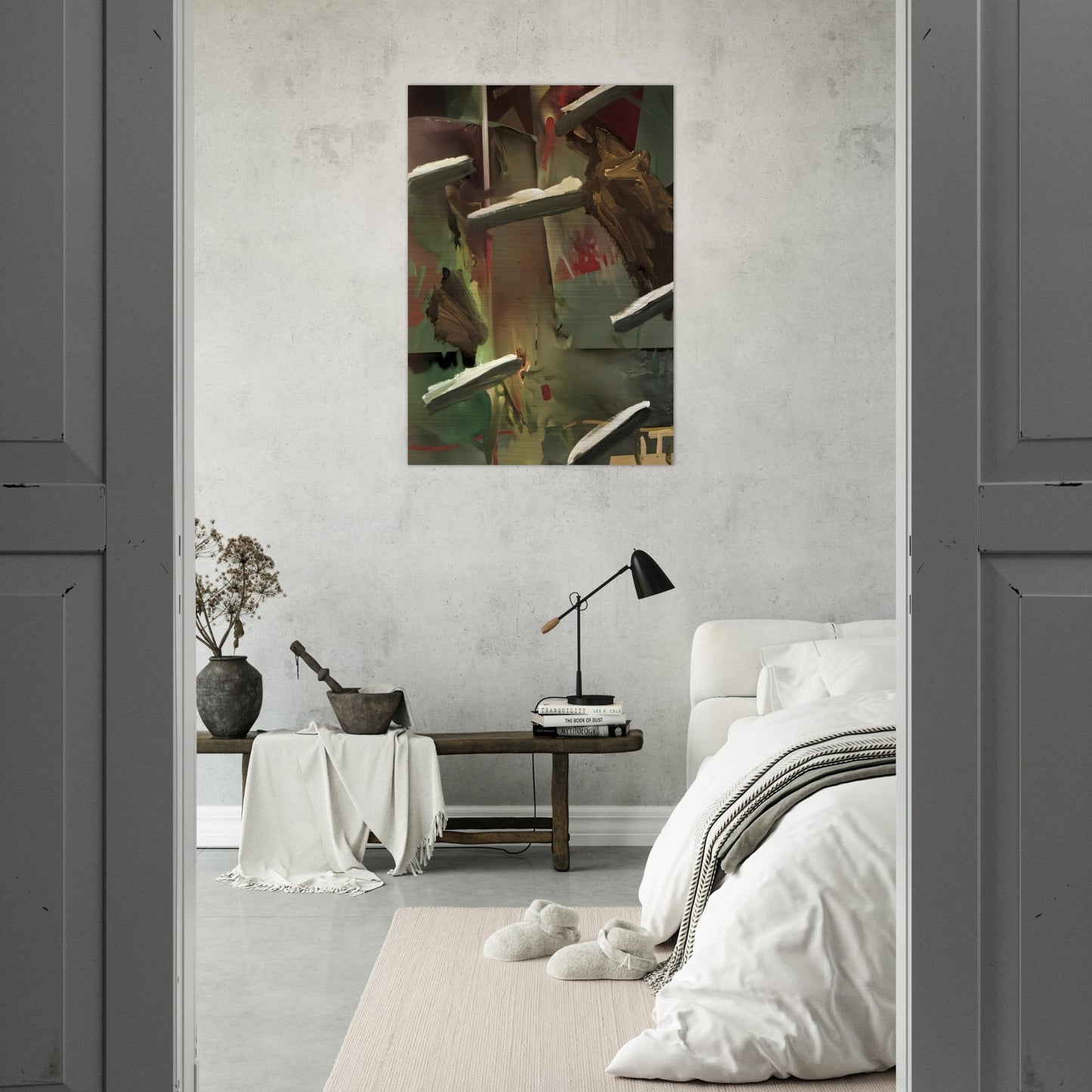 ABSTRAKTES BILD ABSTRACT PAINTING 1976 - Gerhard Richter Brushed Aluminum Print - 70x100 cm / 28x40 inches | Gerhard Richter Aluminum Print | Gerhard Richter Prints