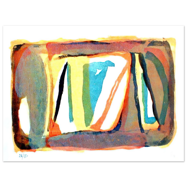Bram van Velde - Etendue - 1974  75x100 cm / 30x40inches Fine Art Poster