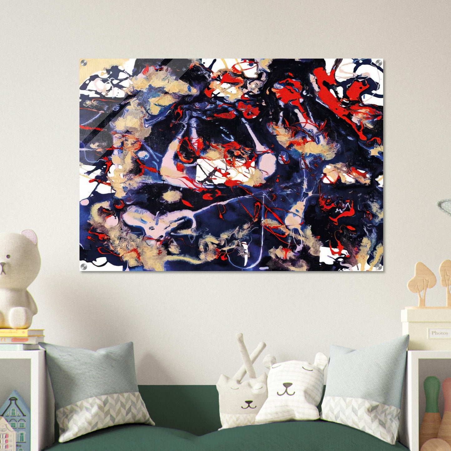 Untitled  SFP94-77  SFF 1753  - Sam Francis Acrylic Print - 70x100 cm / 28x40″ inches