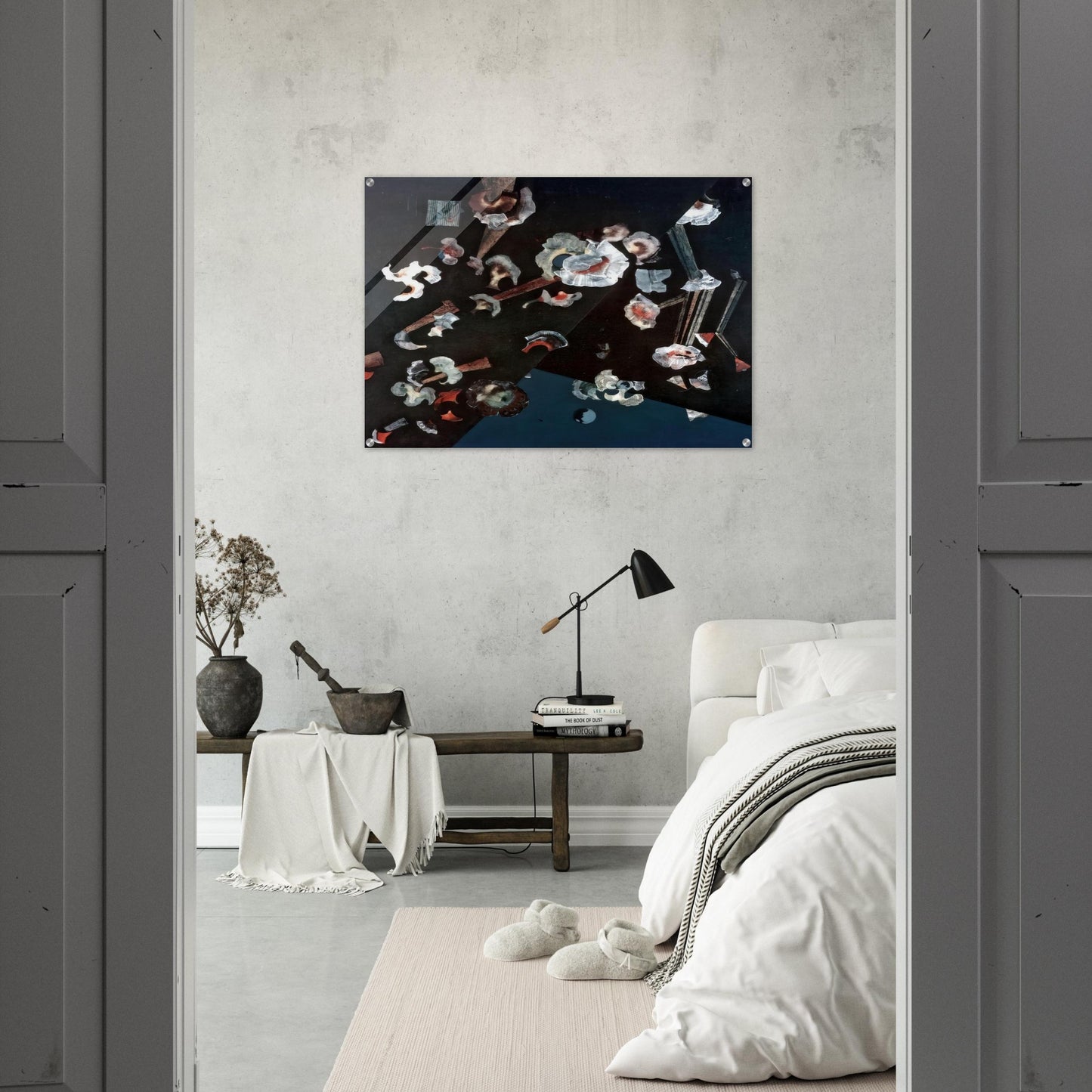Flowers of seashells - Max Ernst Acrylic Print - 70x100 cm / 28x40″ inches