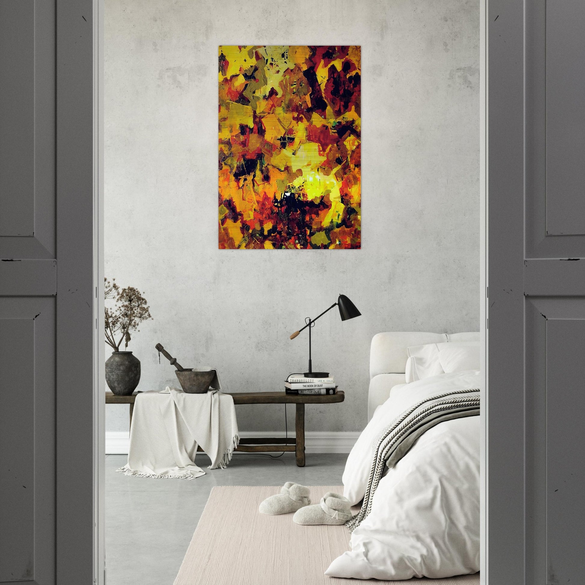 LANDSCAPE WITH SKY 1951 - Audrey Flack Brushed Aluminum Print - 70x100 cm / 28x40 inches | Audrey Flack Aluminum Print | Audrey Flack Prints