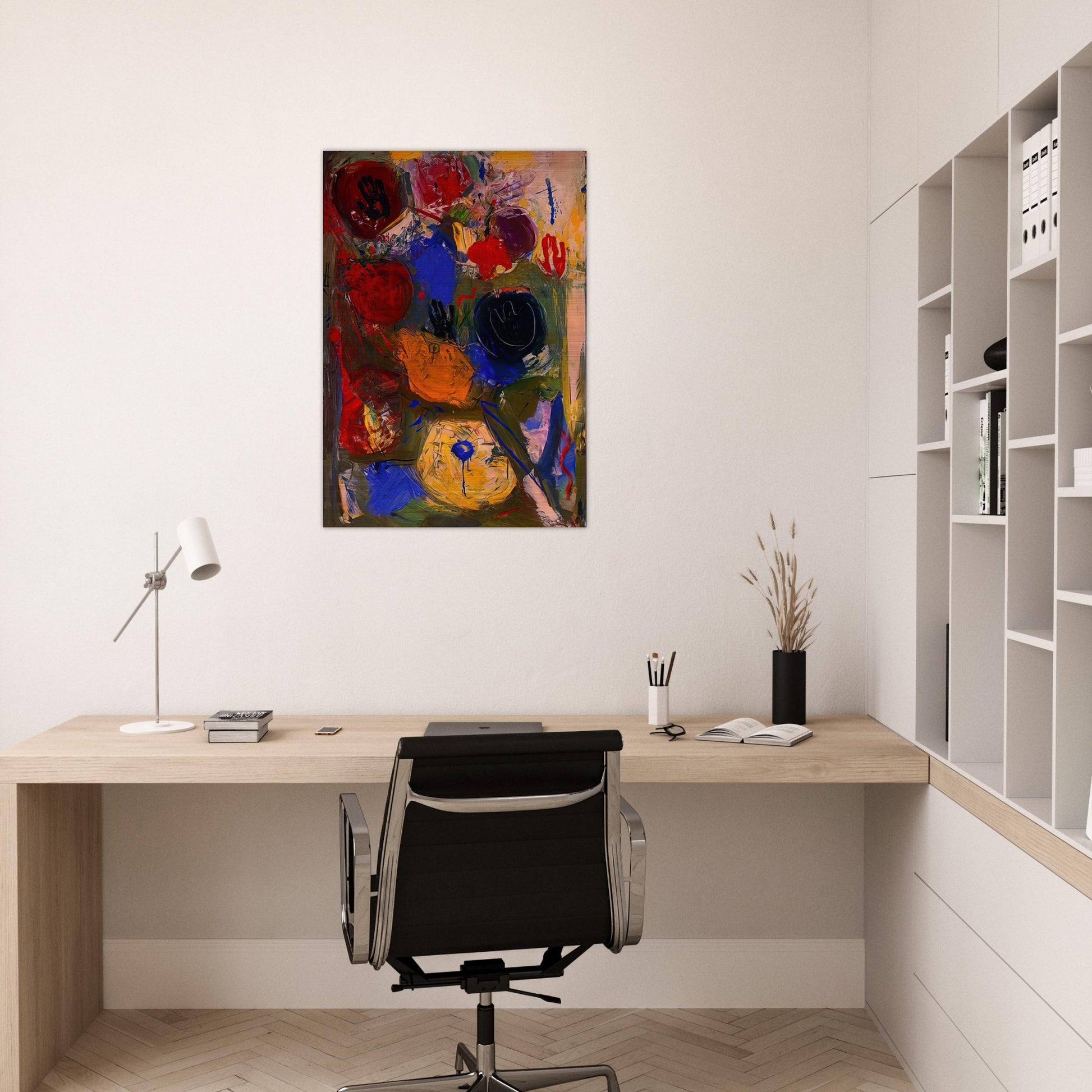 The Third Hand - Hans Hofmann Brushed Aluminum Print - 70x100 cm / 28x40 inches | Hans Hofmann Aluminum Print | Hans Hofmann Prints