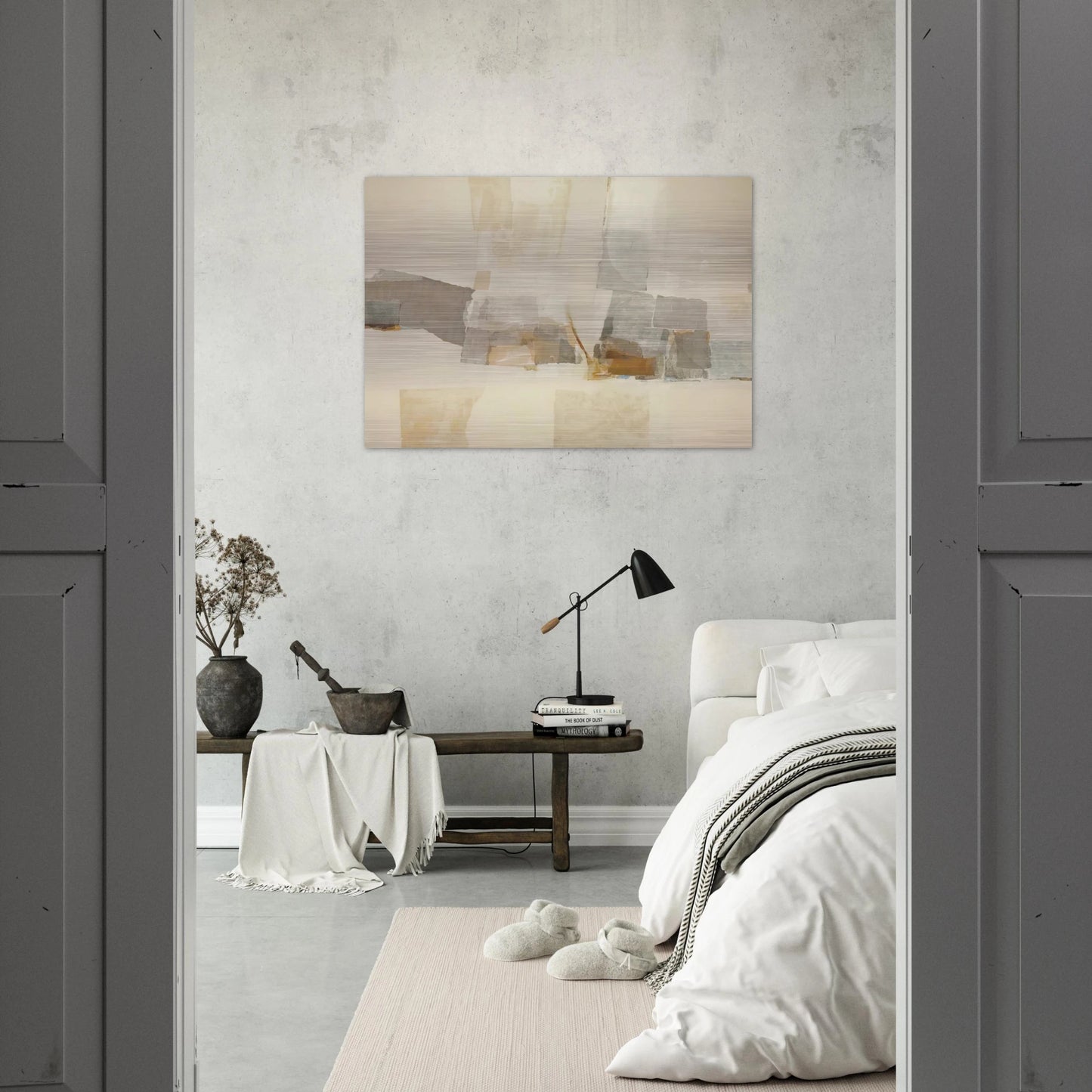 Untitled - 1970 - Kenzo Okada Brushed Aluminum Print - 70x100 cm / 28x40 inches | Kenzo Okada Aluminum Print | Kenzo Okada Prints