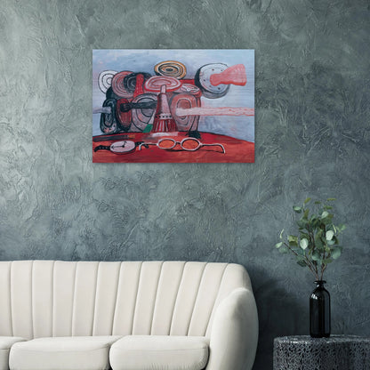 AS IT GOES - Philip Guston Brushed Aluminum Print - 70x100 cm / 28x40 inches | Philip Guston Aluminum Print | Philip Guston Prints