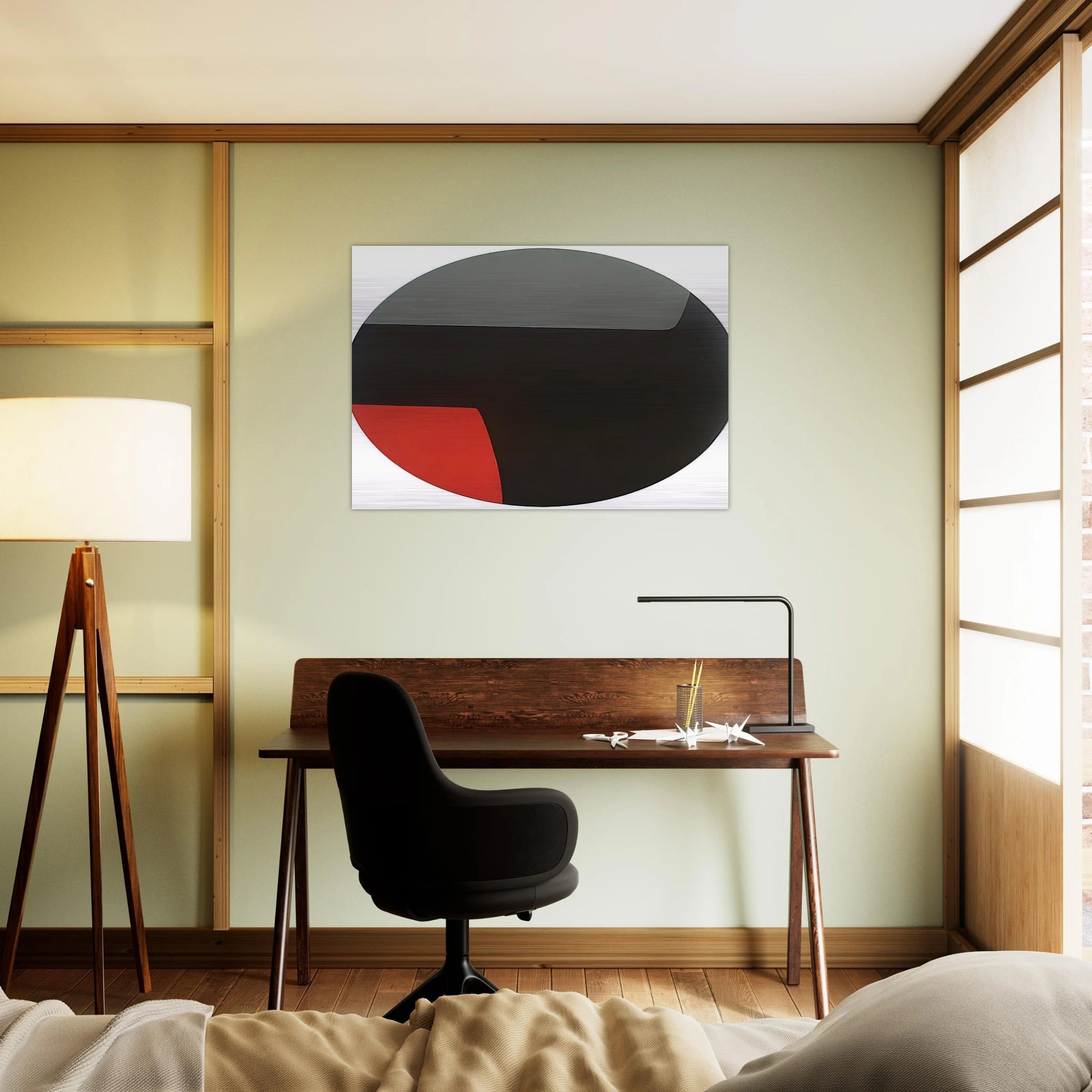 Kanawa - 1956 - Leon Polk Smith Brushed Aluminum Print - 70x100 cm / 28x40 inches | Leon Polk Smith Aluminum Print | Leon Polk Smith Prints