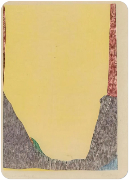 East and Beyond - 1973 By Helen Frankenthaler Pack of 10 Post Cards | Helen Frankenthaler Post Cards | A6 (10.5 x 14.8 cm) - 4.1 x 5.8 inches
