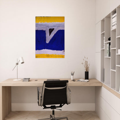Untitled  G-60-06  - Al Held Brushed Aluminum Print - 70x100 cm / 28x40 inches | Al Held Aluminum Print | Al Held Prints