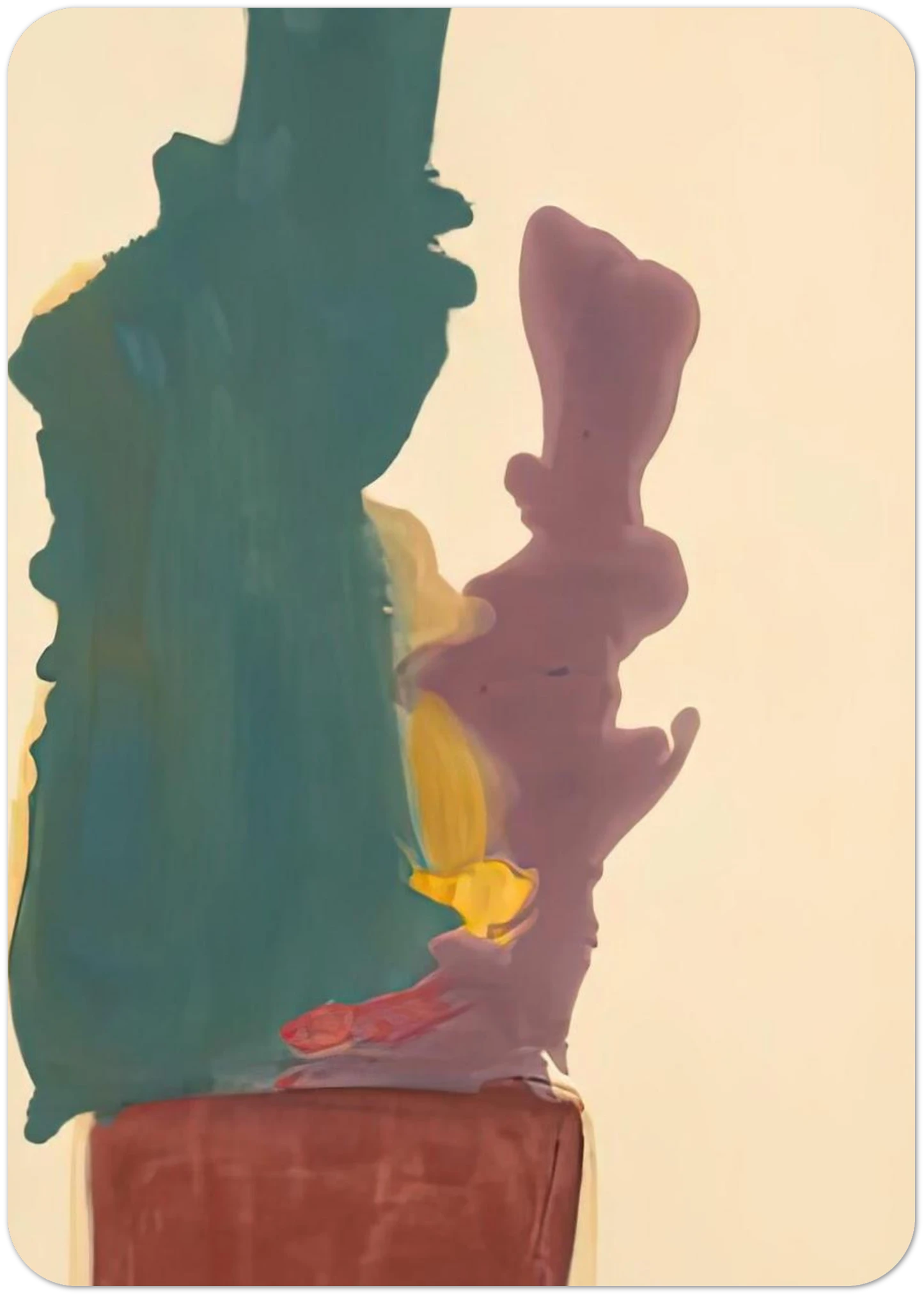 Evil Spirit, 1963- By Helen Frankenthaler Pack of 10 Post Cards | Helen Frankenthaler Post Cards | A6 (10.5 x 14.8 cm) - 4.1 x 5.8 inches