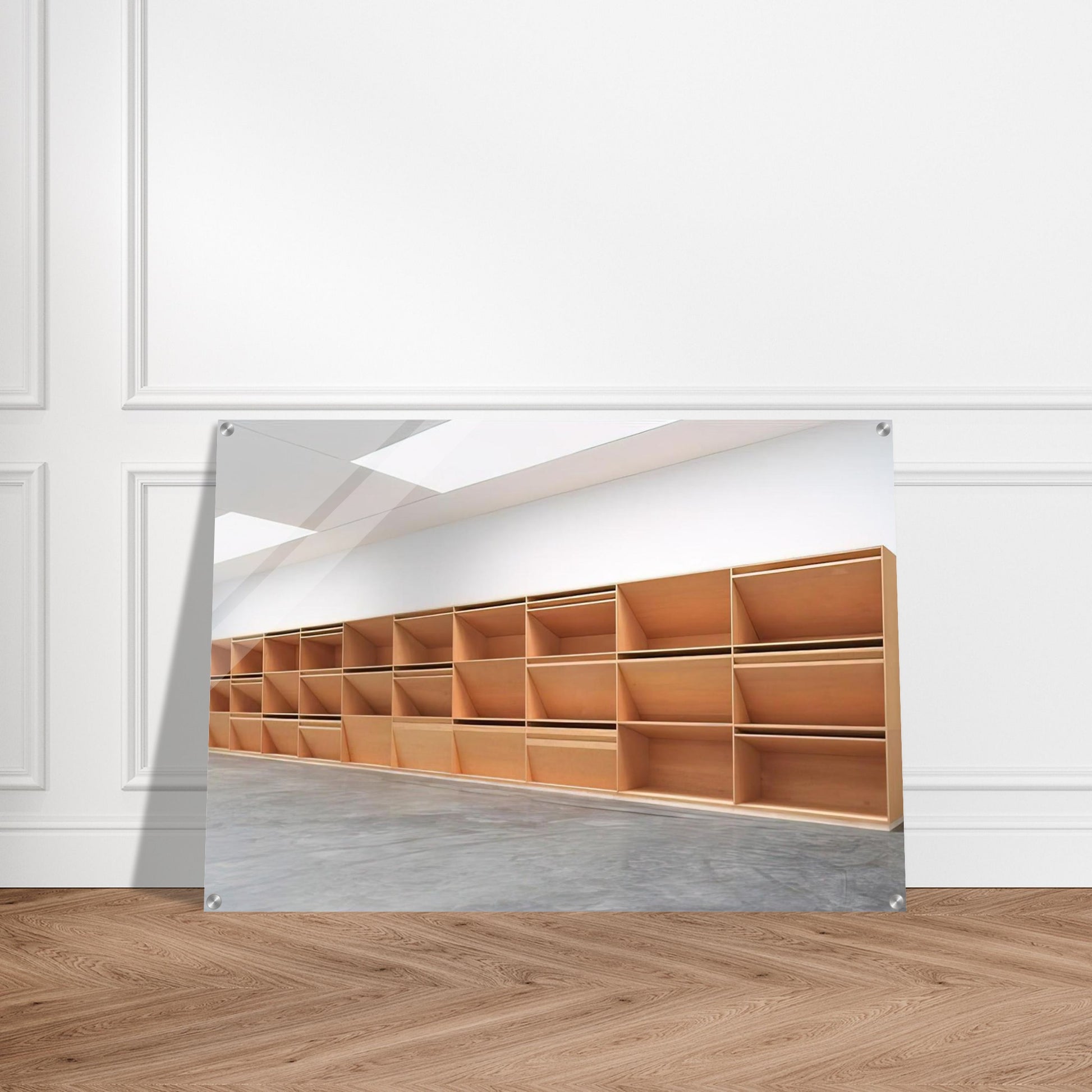 Untitled Plywood - 1980 - Donald Judd Acrylic Print - 70x100 cm / 28x40″ inches