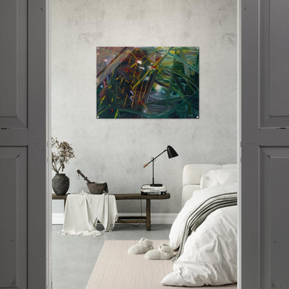 ABSTRACT PAINTING NO 439 - Gerhard Richter Acrylic Print - 70x100 cm / 28x40″ inches