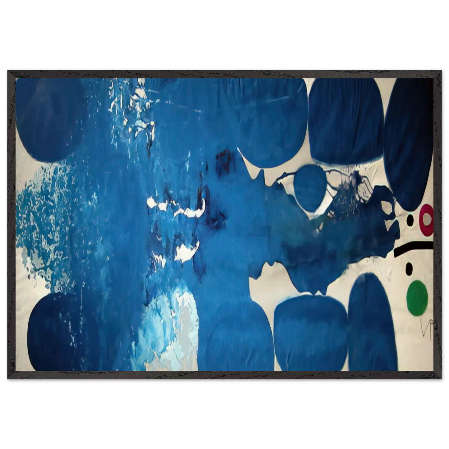 A Tree Full of Birds 2 - 1979 - Victor Pasmore 70x100 cm / 28x40 inches Framed Art Print – Black Wooden Frame