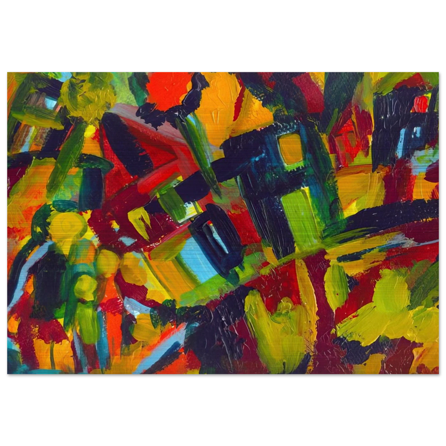 NOT_DETECTED_189365 - Wassily Kandinsky Brushed Aluminum Print - 70x100 cm / 28x40 inches | Wassily Kandinsky Aluminum Print | Wassily Kandinsky Prints