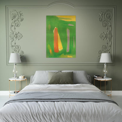 RITMICO 1995 - Esteban Vicente Brushed Aluminum Print - 70x100 cm / 28x40 inches | Esteban Vicente Aluminum Print | Esteban Vicente Prints