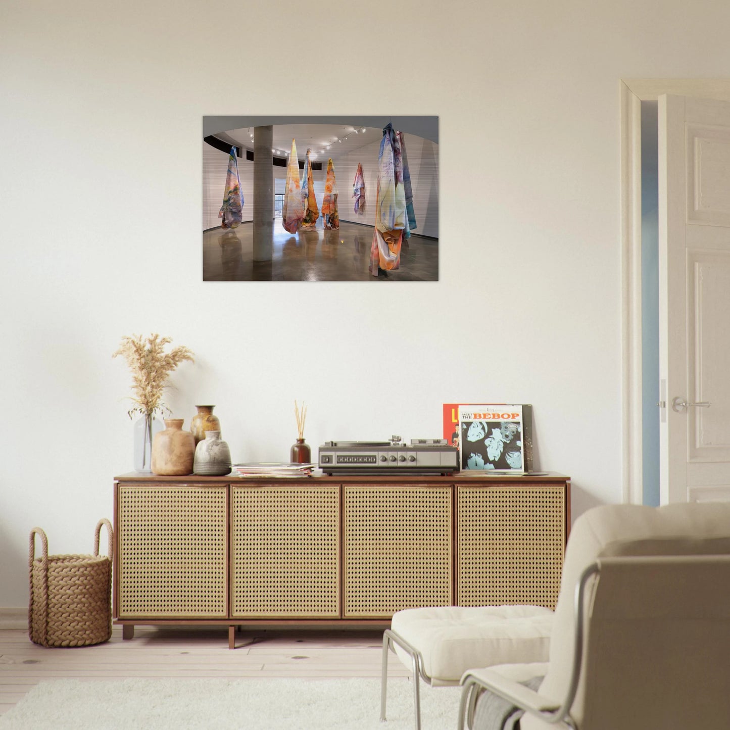 Close to Trees - Sam Gilliam Brushed Aluminum Print - 70x100 cm / 28x40 inches | Sam Gilliam Aluminum Print | Sam Gilliam Prints