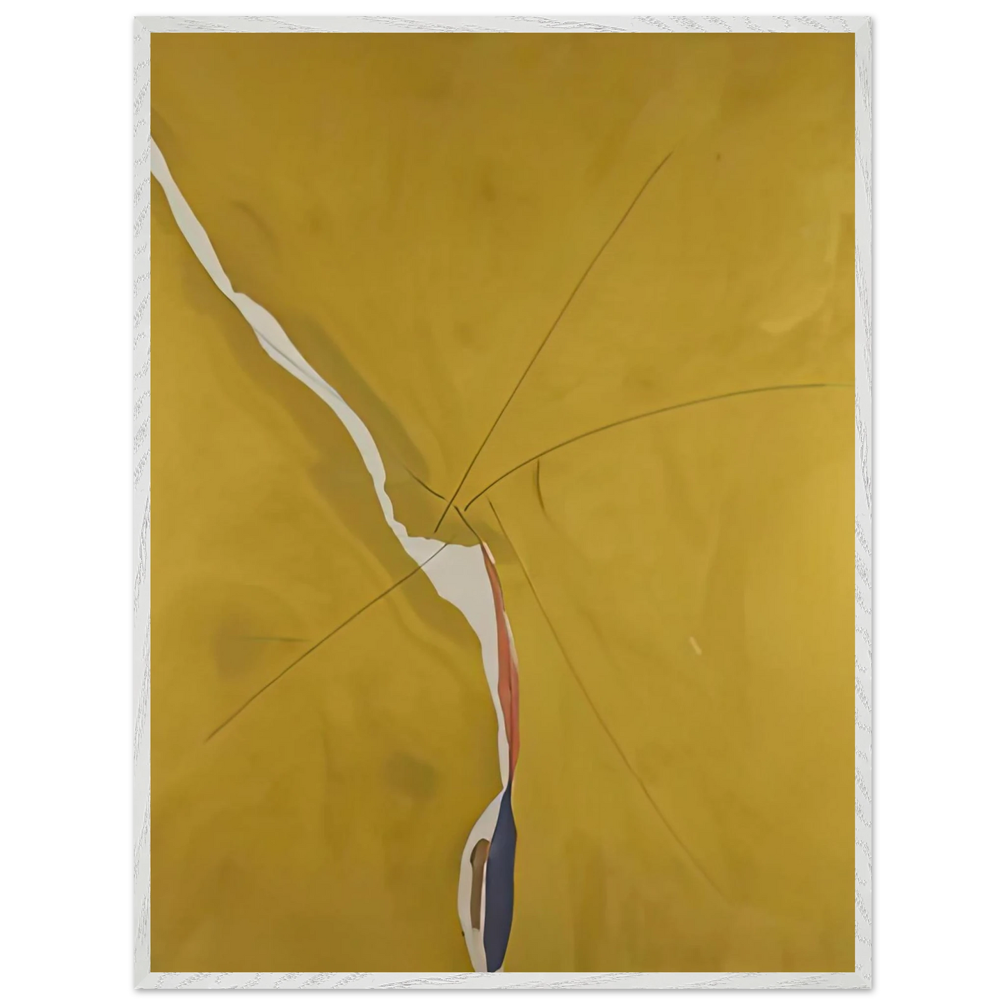 Helen Frankenthaler - Sesame, 1970- Wall Art - 60x80 cm / 24x32 inches - Premium Wooden Framed Poster With Fine Art Paper-canvas - Wood frame