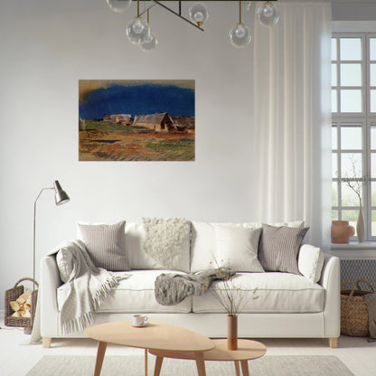 LANDSCAPE IN BRITTANY PEYRELEBADE - Odilon Redon Brushed Aluminum Print - 70x100 cm / 28x40 inches | Odilon Redon Aluminum Print | Odilon Redon Prints