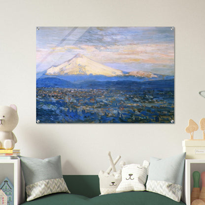 Mount Hood - Childe Hassam Acrylic Print - 70x100 cm / 28x40″ inches