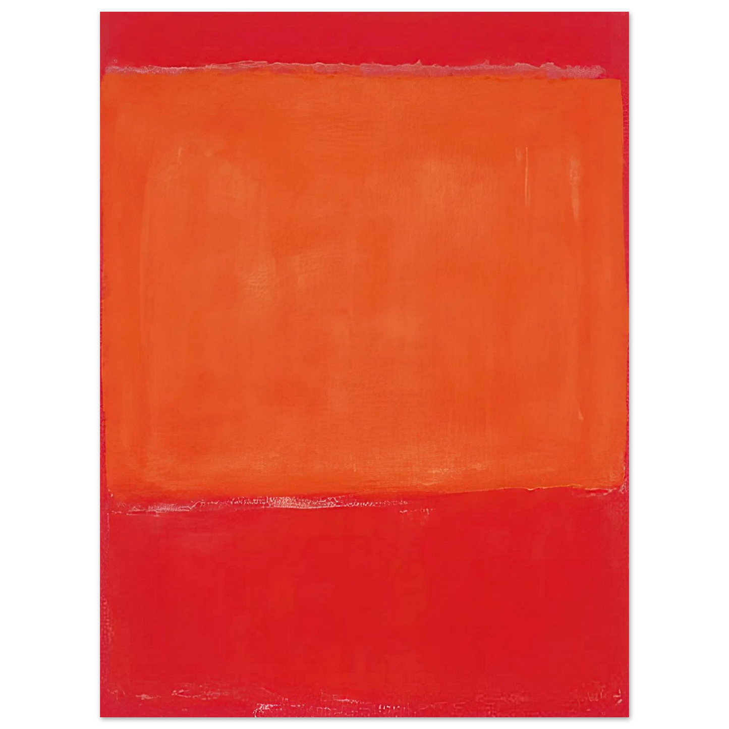 Mark Rothko - Ochre and Red on Red - 1957 Wall Art - 21x29.7 cm / 8x12" - Fine Art Poster-canvas - -