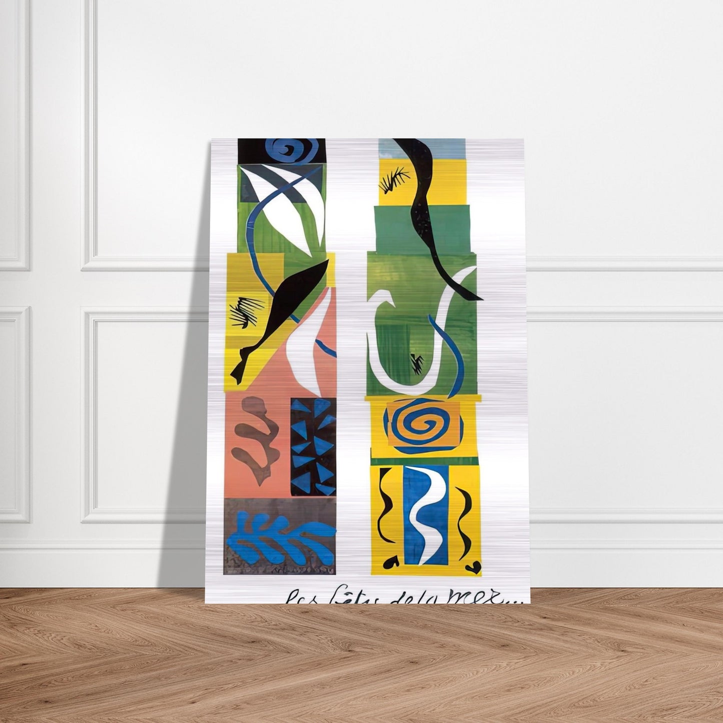 THE BEASTS OF THE SEA 1950 - Henri Matisse Brushed Aluminum Print - 70x100 cm / 28x40 inches | Henri Matisse Aluminum Print | Henri Matisse Prints