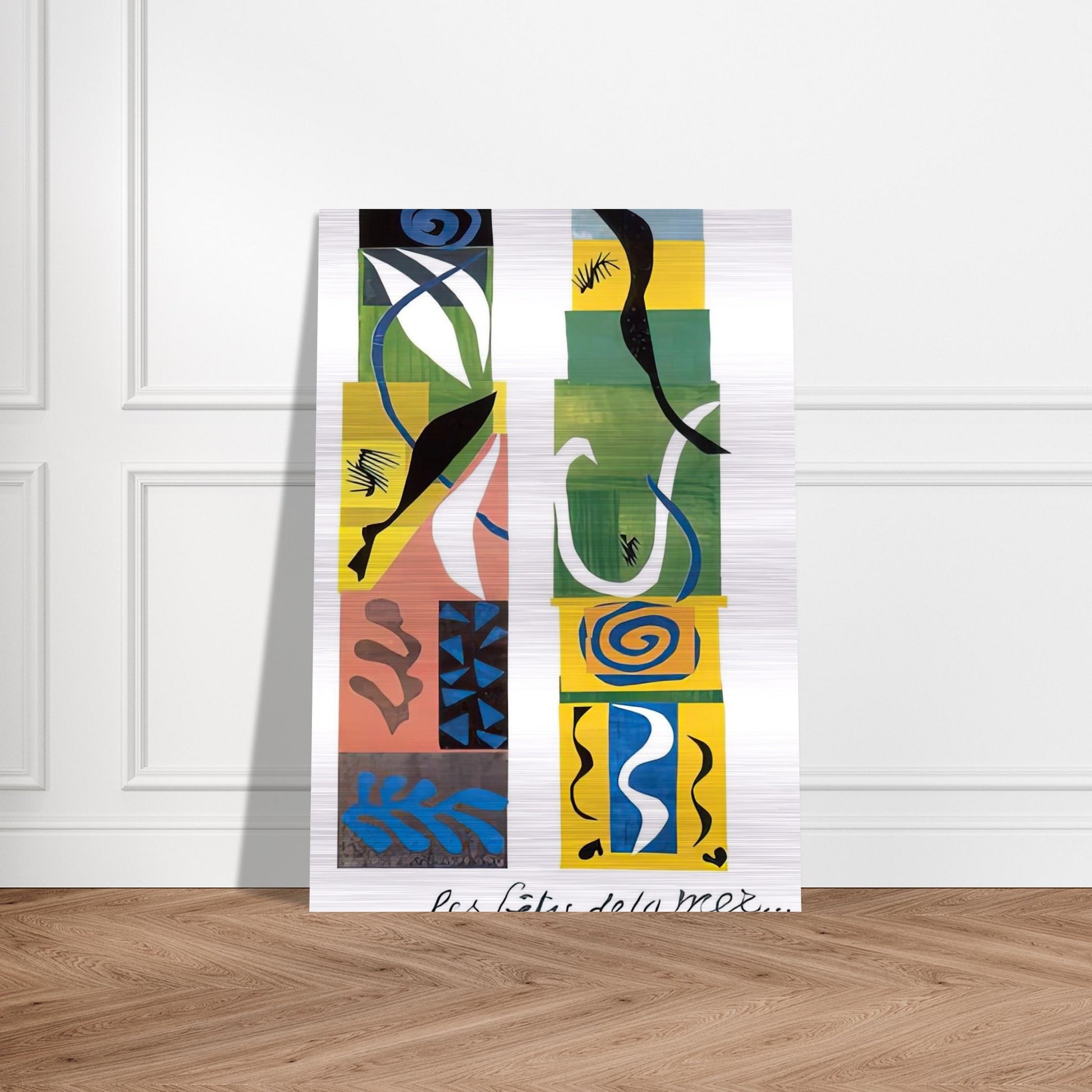 THE BEASTS OF THE SEA 1950 - Henri Matisse Brushed Aluminum Print - 70x100 cm / 28x40 inches | Henri Matisse Aluminum Print | Henri Matisse Prints