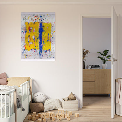 Light in Itself - Sam Francis Brushed Aluminum Print - 70x100 cm / 28x40 inches | Sam Francis Aluminum Print | Sam Francis Prints