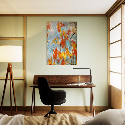DEVICE - Jasper Johns Brushed Aluminum Print - 70x100 cm / 28x40 inches | Jasper Johns Aluminum Print | Jasper Johns Prints
