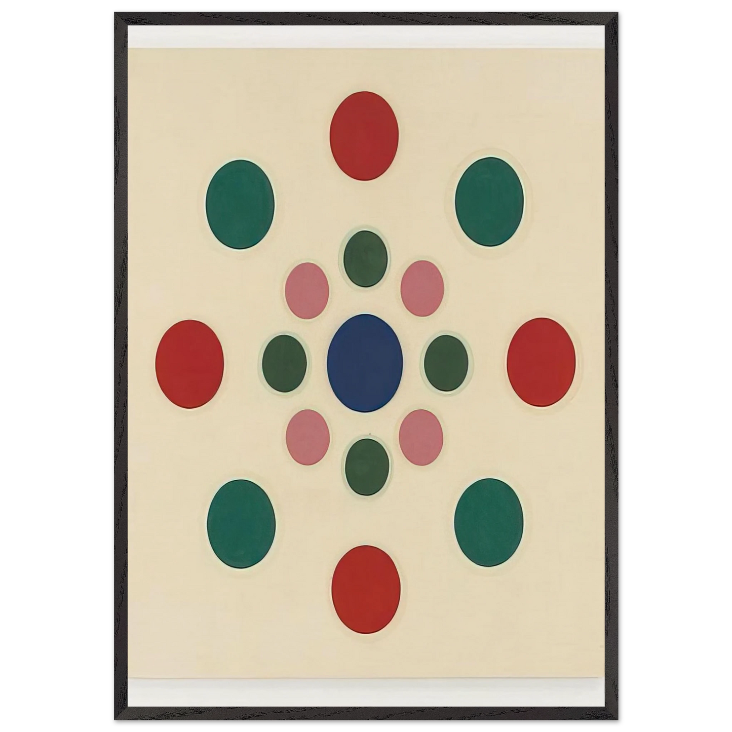 Inning - 1963 - Thomas Downing 70x100 cm / 28x40 inches Framed Art Print – Black Wooden Frame