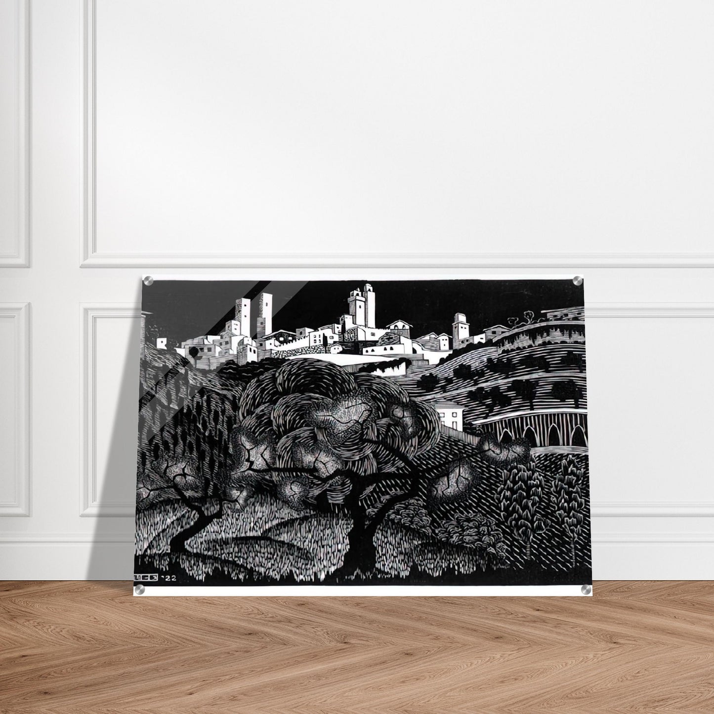 ESCHER (10) - MC Escher Acrylic Print - 70x100 cm / 28x40″ inches | Maurits Cornelis Escher Prints
