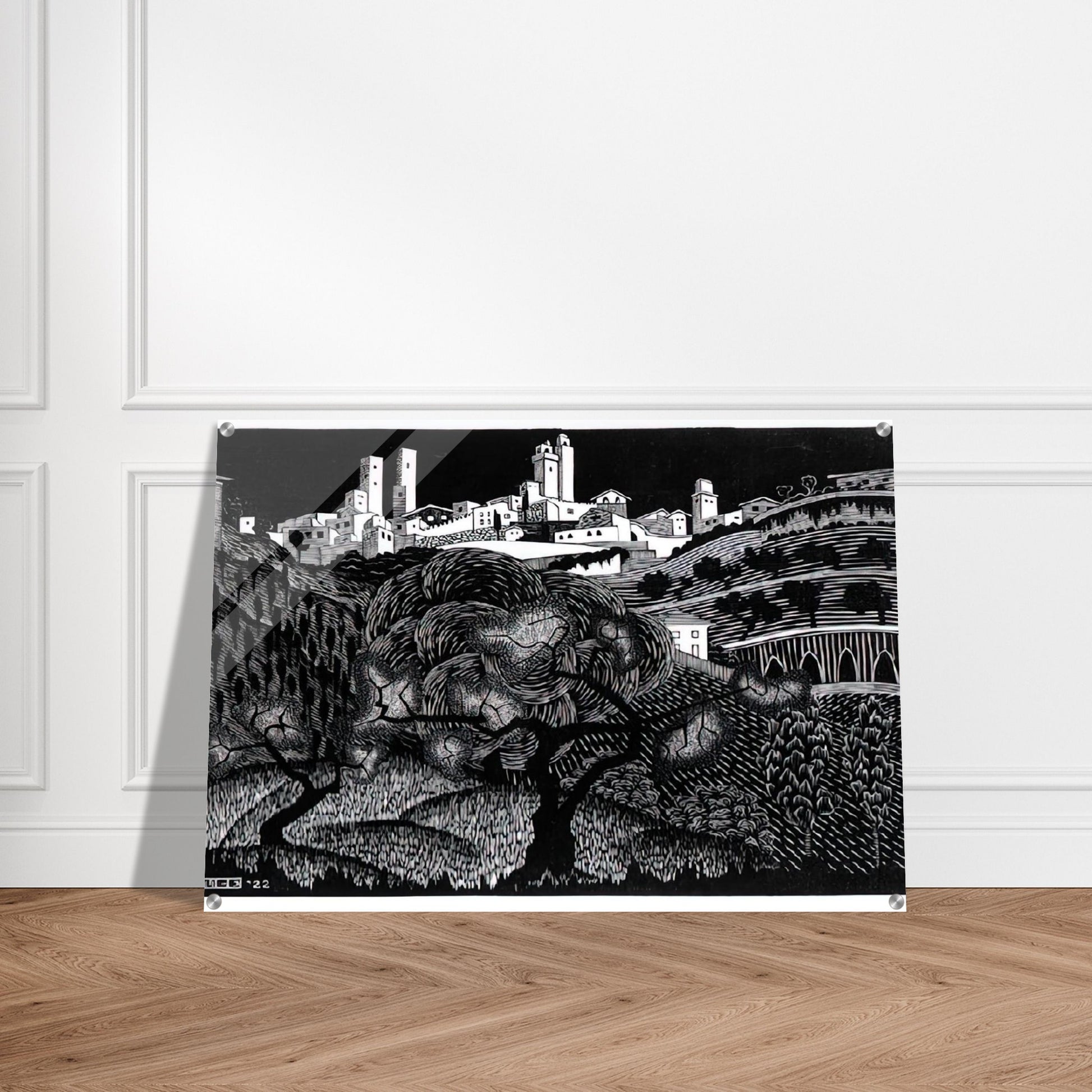 ESCHER (10) - MC Escher Acrylic Print - 70x100 cm / 28x40″ inches | Maurits Cornelis Escher Prints
