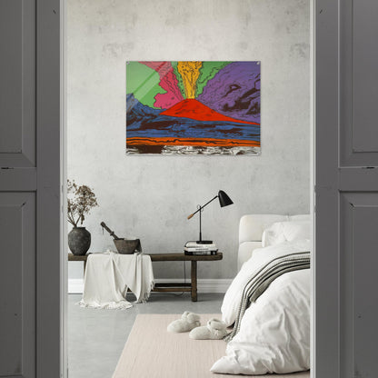 Vesuvius - Andy Warhol Acrylic Print - 70x100 cm / 28x40″ inches | Andy Warhol Wall Art | Andy Warhol Prints