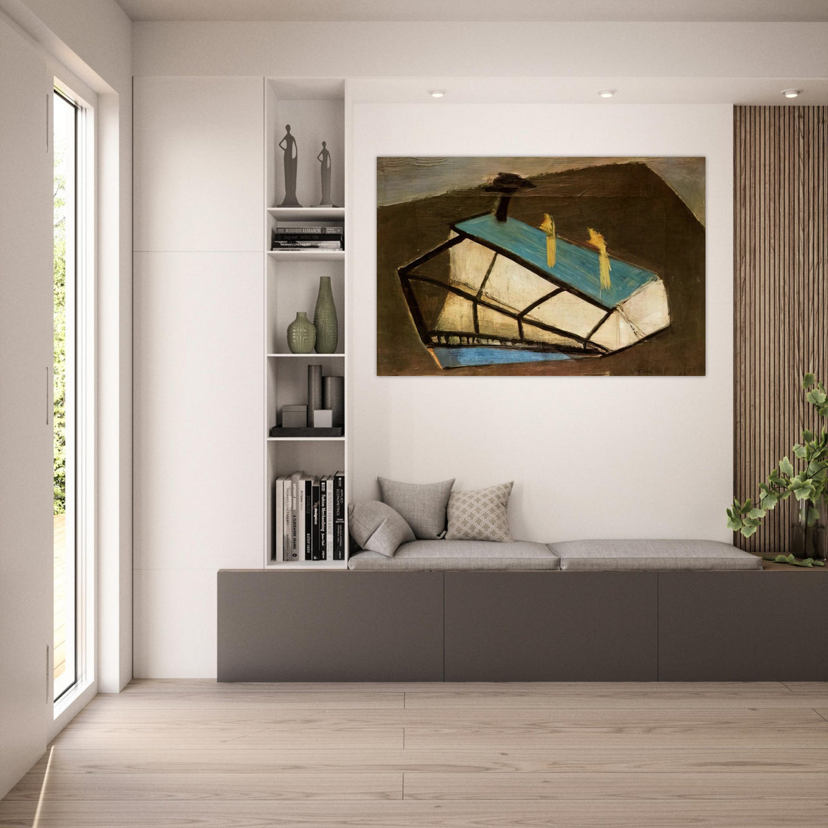 Cedar - 1932 - Maria Helena Vieira da Silva Art Prints - 100x150 cm / 40x60″ inches | Maria Helena Vieira da Silva Poster | Maria Helena Vieira da Silva Prints