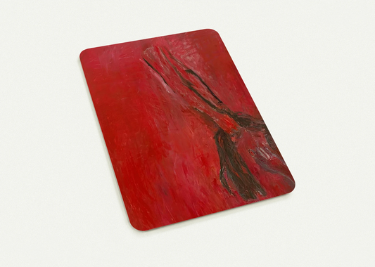 MAGGIE S PONYTAIL 1993 By Susan Rothenberg Pack of 10 Post Cards | Susan Rothenberg Post Cards | A6 (10.5 x 14.8 cm) - 4.1 x 5.8 inches