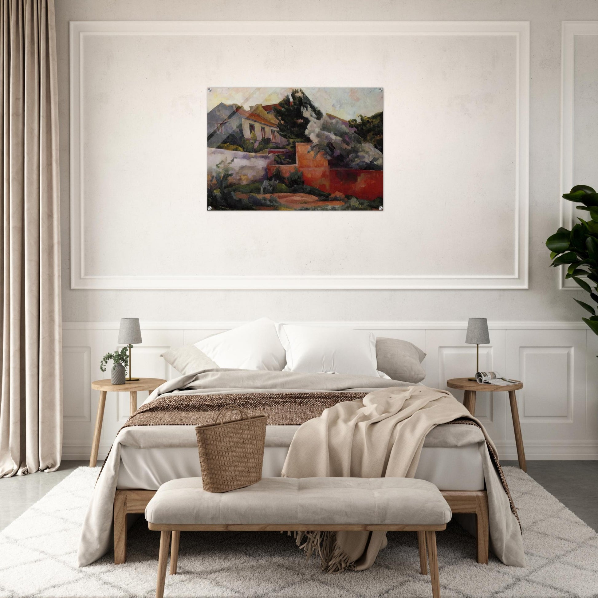 THE OUTSKIRTS OF PARIS 1918 - Diego Rivera Acrylic Print - 70x100 cm / 28x40″ inches
